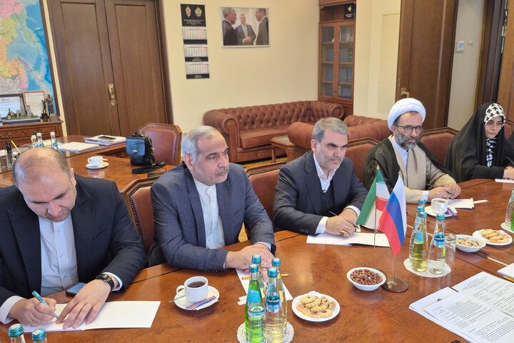 دیدار هیأت پارلمانی ایران با معاون رئیس دومای دولتی فدراسیون روسیه