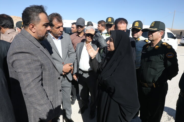 استقبال از اعضای کمیسیون امنیت ملی در بدو ورود به استان کرمانشاه