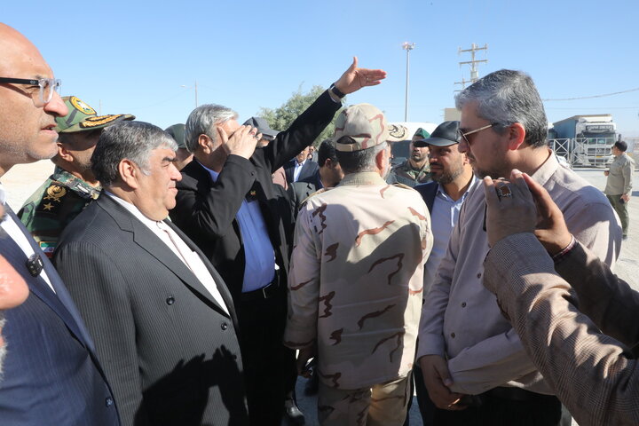 استقبال از اعضای کمیسیون امنیت ملی در بدو ورود به استان کرمانشاه