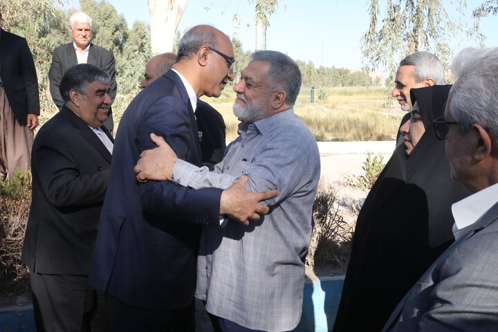 استقبال از اعضای کمیسیون امنیت ملی در بدو ورود به استان کرمانشاه