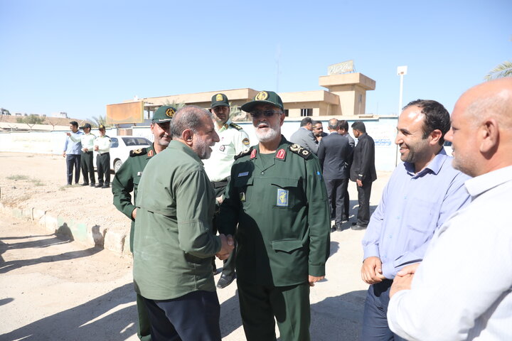 بازدید اعضای کمیسیون امنیت ملی مجلس از ساختمان بهزیستی قصر شیرین