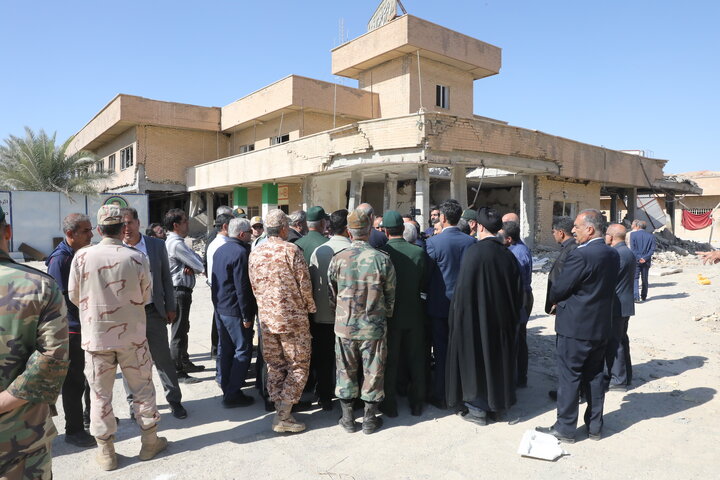 بازدید اعضای کمیسیون امنیت ملی مجلس از ساختمان بهزیستی قصر شیرین