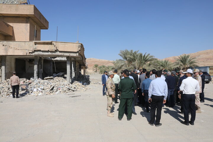 بازدید اعضای کمیسیون امنیت ملی مجلس از ساختمان بهزیستی قصر شیرین