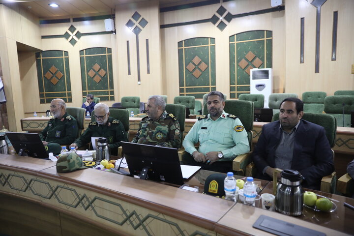 حضور اعضای کمیسیون امنیت ملی مجلس در نشست شورای تأمین استان کرمانشاه