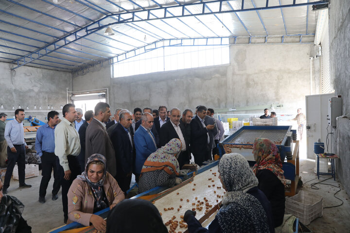 بازدید کمیسیون کشاورزی ازگروه صنایع بسته بندی و سردخانه خوش نام شهرستان قیر و کارزین