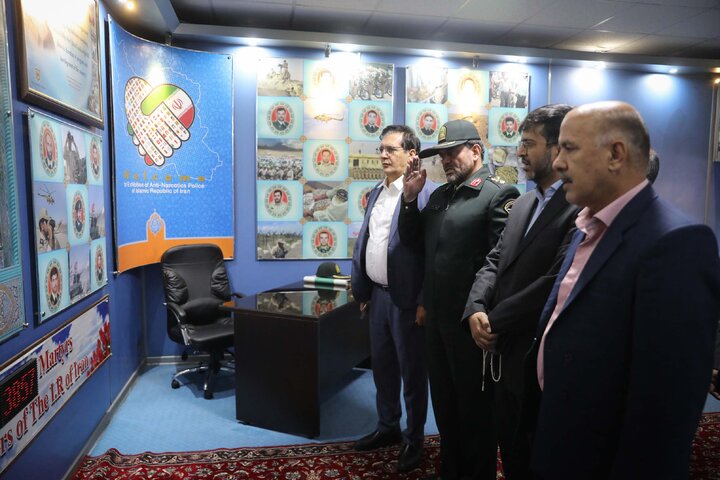 بازديد اعضای کميسيون قضایی از ستاد فرماندهی پليس مبارزه با مواد مخدر