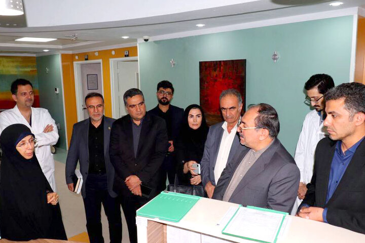 بازدید اعضای کمیسیون بهداشت از بیمارستان شهید هاشمی‌نژاد