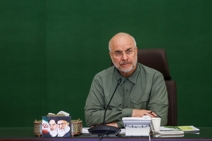 جلسه شورای هماهنگی مجلس شورای اسلامی با حضور دکتر قالیباف