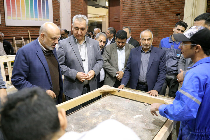 بازدید اعضای کمیسیون آموزش تحقیقات و فناوری از دانشکده انقلاب دانشگاه ملی مهارت