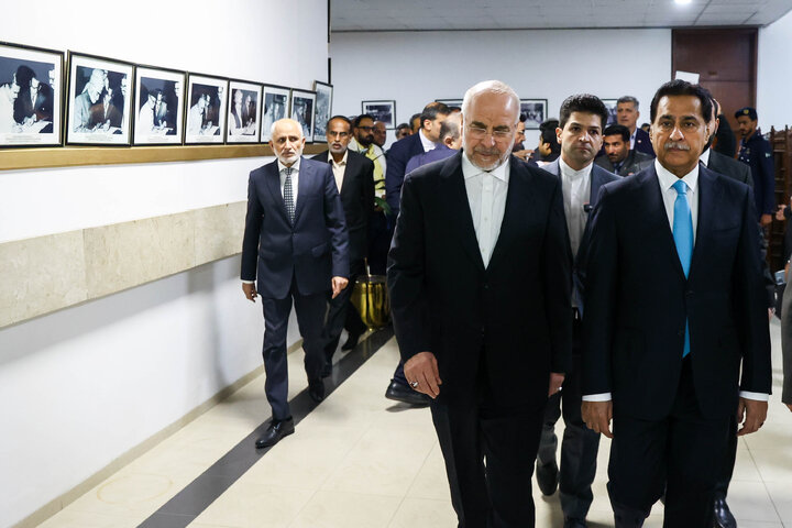 دیدار رؤسای مجالس ایران و پاکستان - اسلام‌آباد