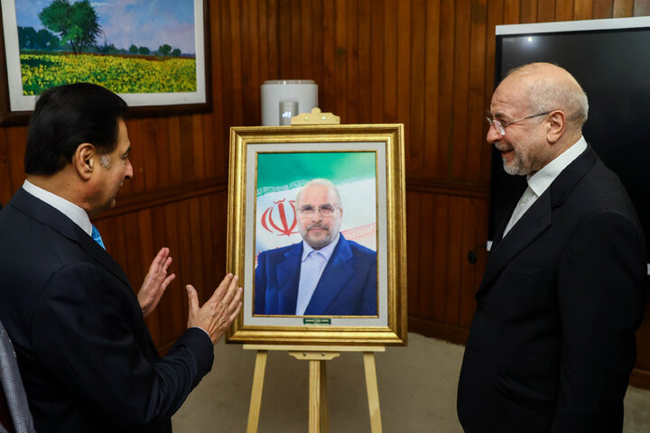 دیدار رؤسای مجالس ایران و پاکستان - اسلام‌آباد