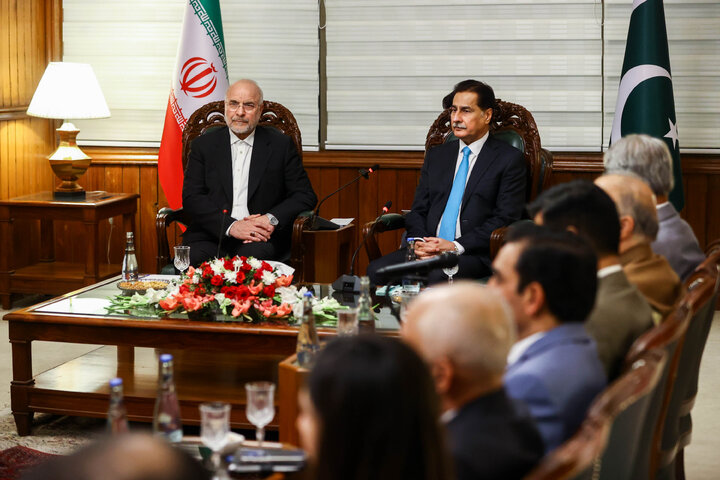 دیدار رؤسای مجالس ایران و پاکستان - اسلام‌آباد