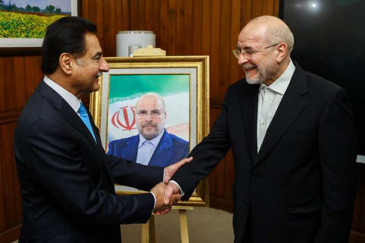 دیدار رؤسای مجالس ایران و پاکستان - اسلام‌آباد