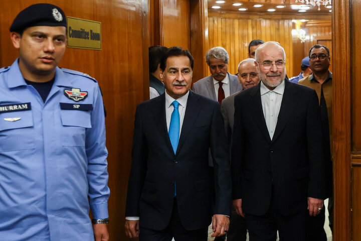 دیدار رؤسای مجالس ایران و پاکستان - اسلام‌آباد