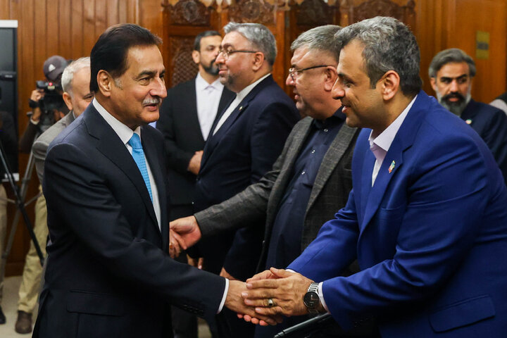 دیدار رؤسای مجالس ایران و پاکستان - اسلام‌آباد