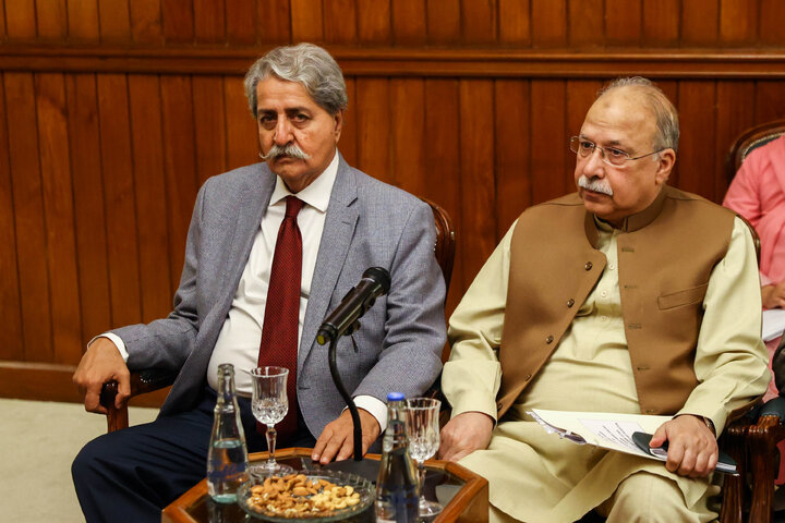 دیدار رؤسای مجالس ایران و پاکستان - اسلام‌آباد