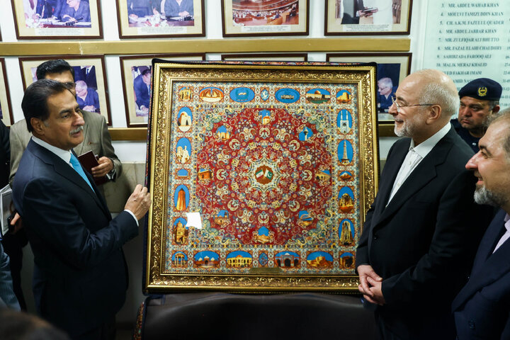 دیدار رؤسای مجالس ایران و پاکستان - اسلام‌آباد