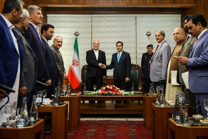 دیدار رؤسای مجالس ایران و پاکستان - اسلام‌آباد