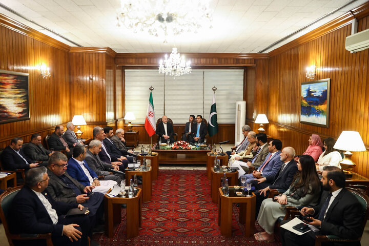 دیدار رؤسای مجالس ایران و پاکستان - اسلام‌آباد