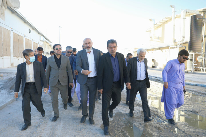 بازدید اعضای کمیسیون اجتماعی از معدن و کارخانه طلای صدر تفتان