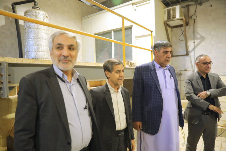 بازدید اعضای کمیسیون اجتماعی از معدن و کارخانه طلای صدر تفتان