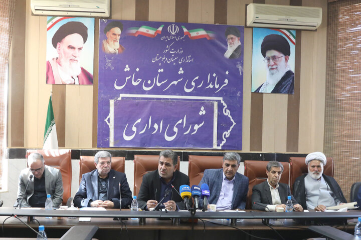 حضور اعضای کمسیون اجتماعی در شورای اداری شهرستان های خاش و تفتان