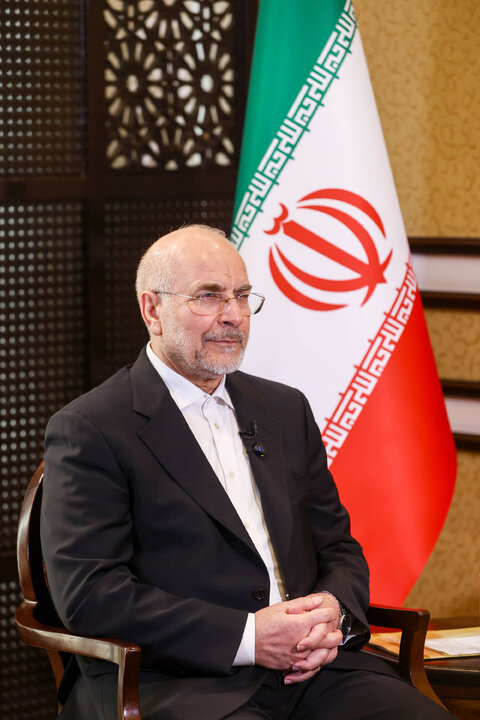 مصاحبه حامد میر مجری و روزنامه‌نگار سرشناس پاکستانی با دکتر قالیباف - اسلام‌آباد