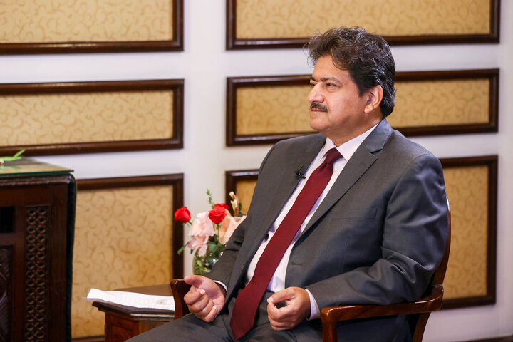 مصاحبه حامد میر مجری و روزنامه‌نگار سرشناس پاکستانی با دکتر قالیباف - اسلام‌آباد