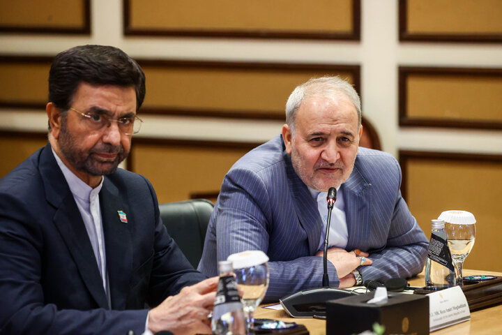 نشست اعضای فدراسیون اتاق‌های بازرگانی پاکستان با دکتر قالیباف - اسلام‌آباد