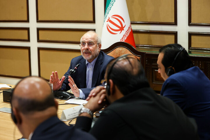 نشست اعضای فدراسیون اتاق‌های بازرگانی پاکستان با دکتر قالیباف - اسلام‌آباد