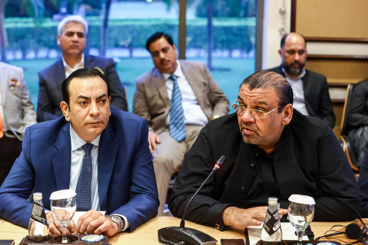 نشست اعضای فدراسیون اتاق‌های بازرگانی پاکستان با دکتر قالیباف - اسلام‌آباد