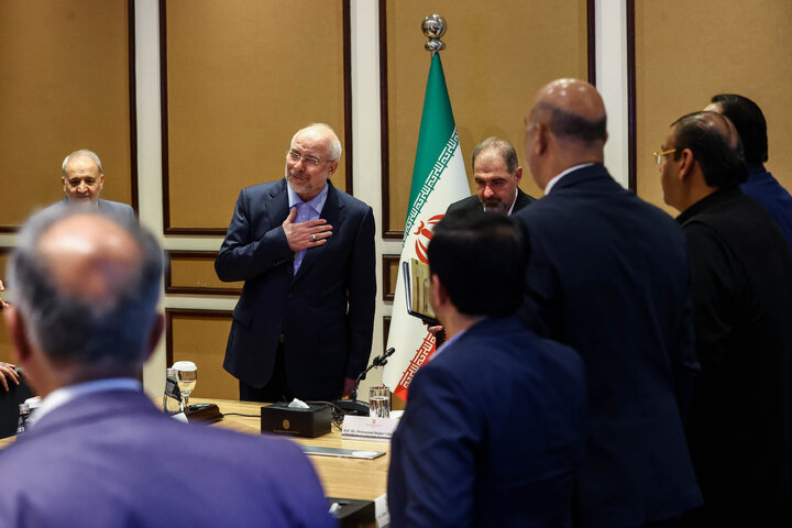 نشست اعضای فدراسیون اتاق‌های بازرگانی پاکستان با دکتر قالیباف - اسلام‌آباد