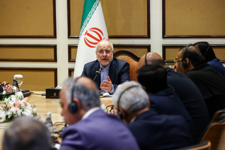 نشست اعضای فدراسیون اتاق‌های بازرگانی پاکستان با دکتر قالیباف - اسلام‌آباد