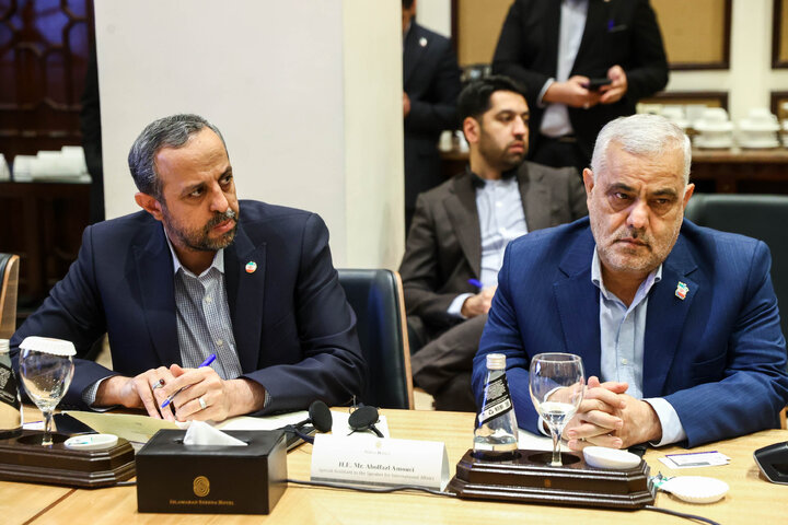 نشست اعضای فدراسیون اتاق‌های بازرگانی پاکستان با دکتر قالیباف - اسلام‌آباد