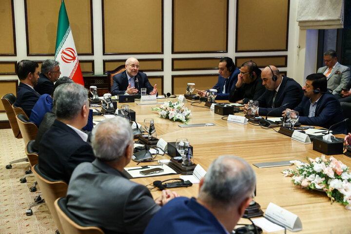 نشست اعضای فدراسیون اتاق‌های بازرگانی پاکستان با دکتر قالیباف - اسلام‌آباد