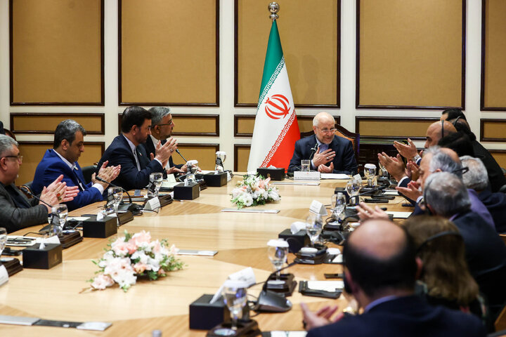 نشست اعضای فدراسیون اتاق‌های بازرگانی پاکستان با دکتر قالیباف - اسلام‌آباد