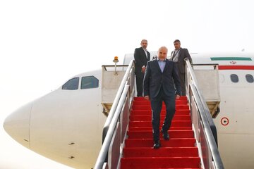 رییس مجلس شورای اسلامی وارد شهر کراچی شد