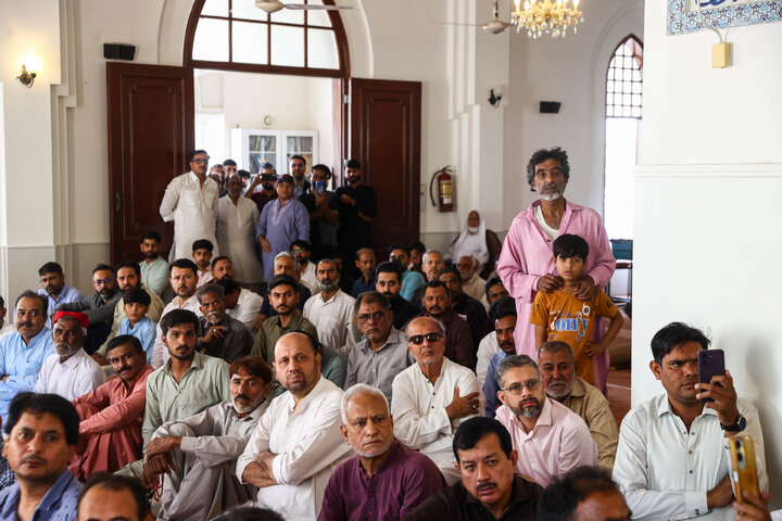 حضور و سخنرانی دکتر قالیباف در نماز جمعه شهر کراچی پاکستان