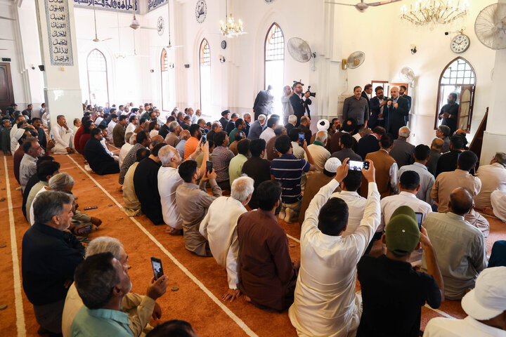 حضور و سخنرانی دکتر قالیباف در نماز جمعه شهر کراچی پاکستان