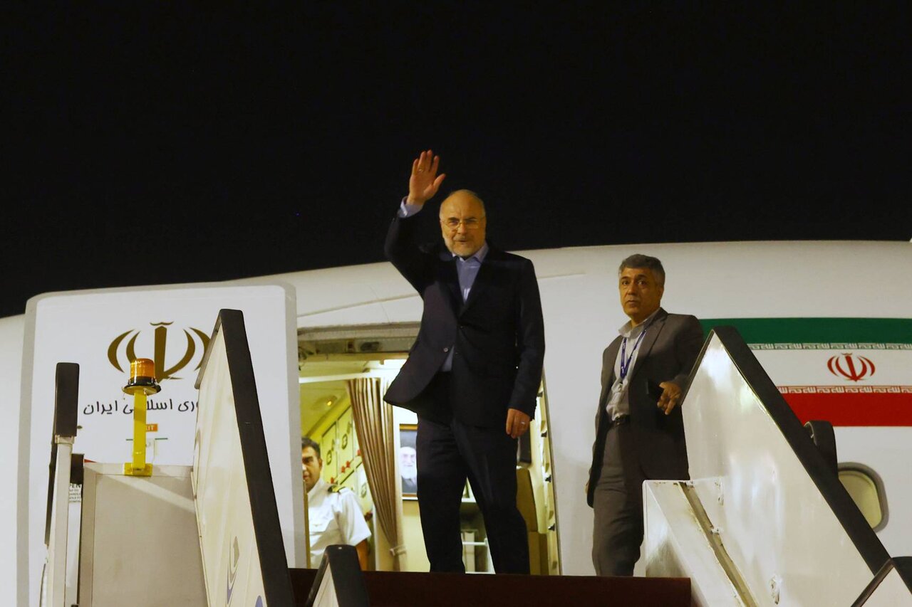 رئیس مجلس، پاکستان را به مقصد تهران ترک کرد