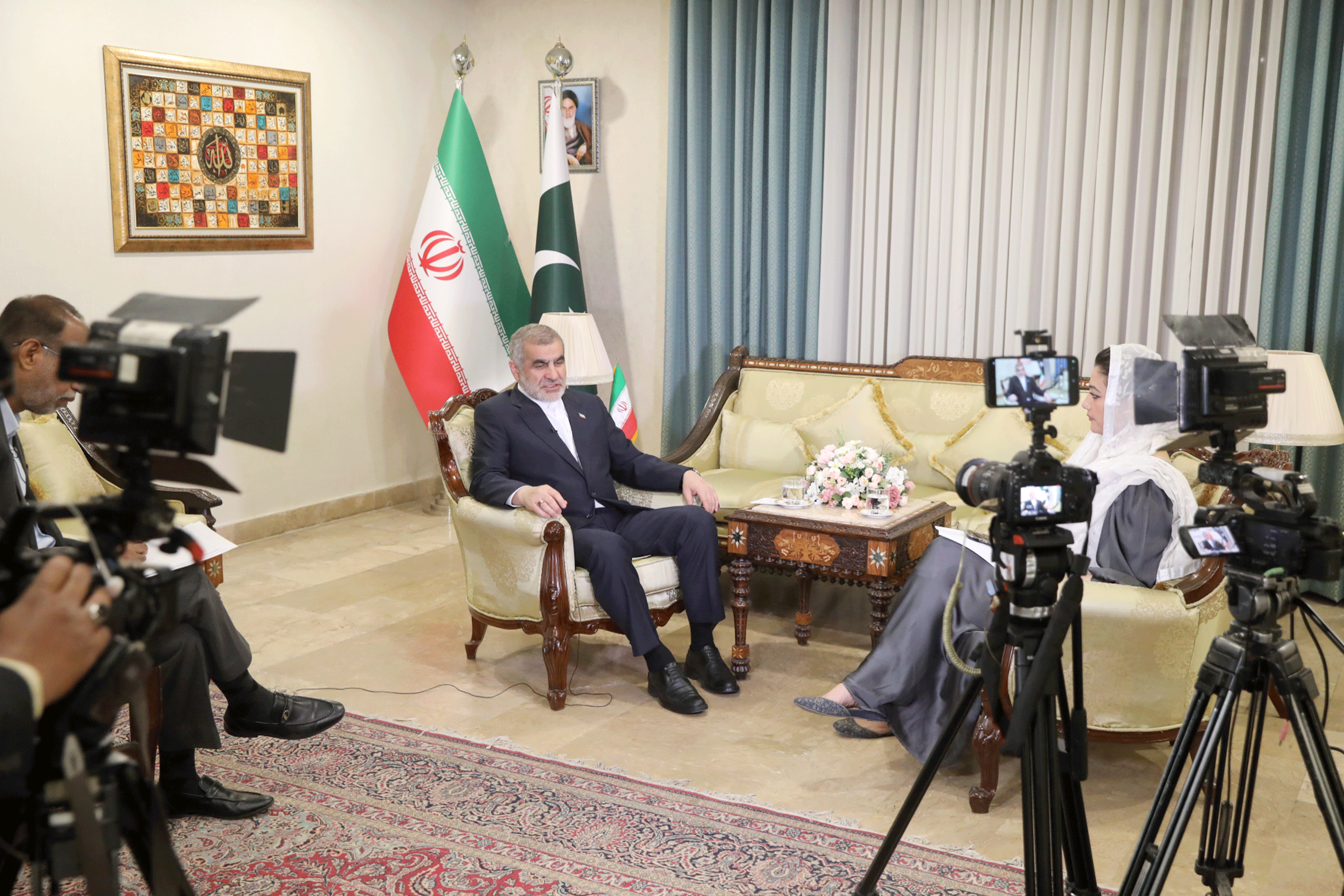 گفت‌وگوی نایب‌رئیس مجلس با شبکه تلویزیونی سماء پاکستان