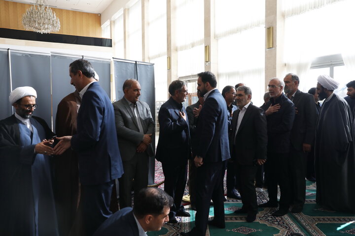 مراسم یادبود مادر محمد جلالی نماینده دلیجان