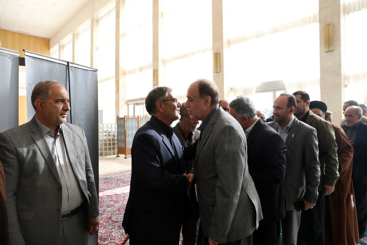 مراسم یادبود مادر محمد جلالی نماینده دلیجان