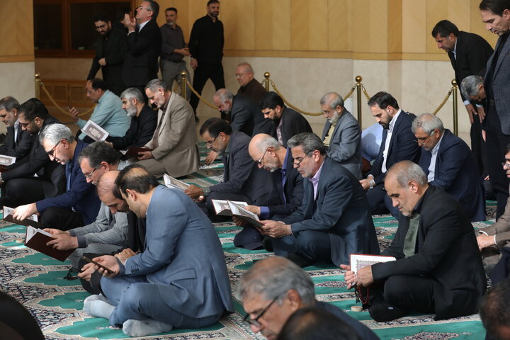 مراسم یادبود مادر محمد جلالی نماینده دلیجان