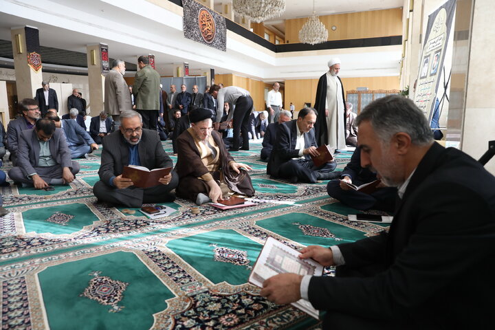 مراسم یادبود مادر محمد جلالی نماینده دلیجان