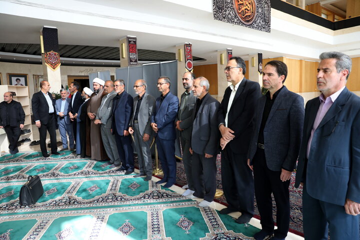 مراسم یادبود مادر محمد جلالی نماینده دلیجان