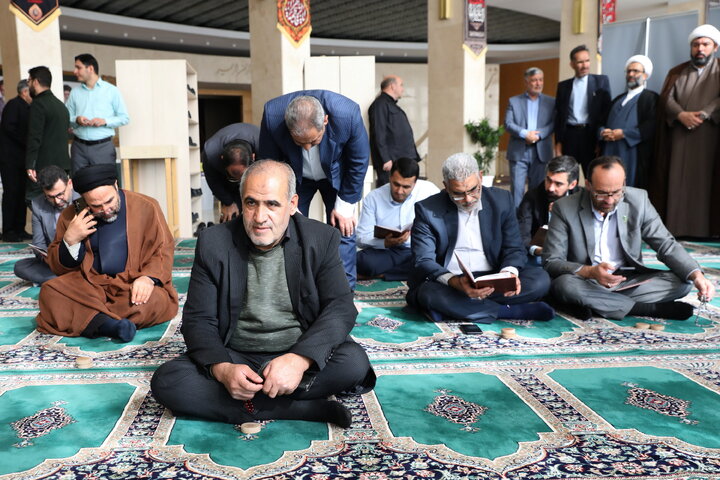 مراسم یادبود مادر محمد جلالی نماینده دلیجان