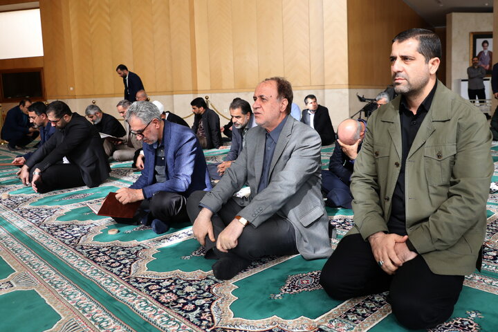 مراسم یادبود مادر محمد جلالی نماینده دلیجان