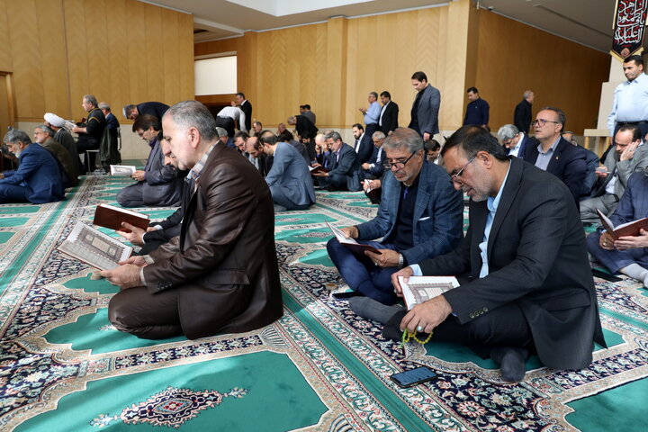 مراسم یادبود مادر محمد جلالی نماینده دلیجان