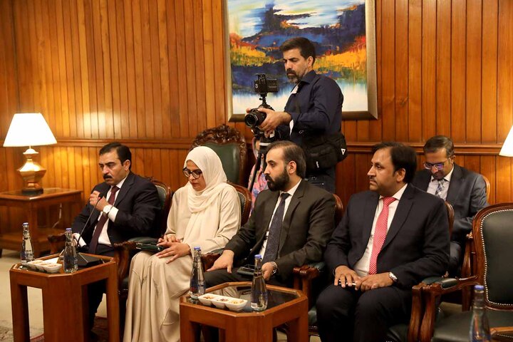 دیدار دکتر نیکزاد و هیئت پارلمانی همراه با سردار ایاز صادق رئیس مجلس ملی پاکستان